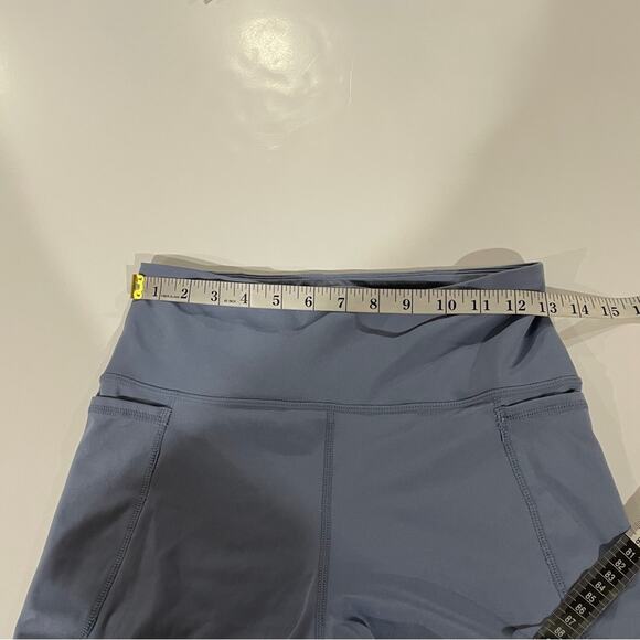 Joy Lab Light Blue High Rise Perforated Cropped Leggings Size M - Picture 9 of 11